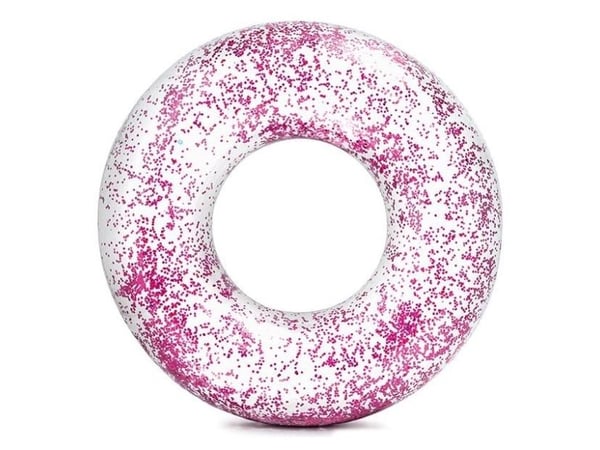 BADELEKE INTEX TRANSPARENT GLITTER BADERING 1,19M BADELEKE INTEX TRANSPARENT GLITTER BADERING 1,19M