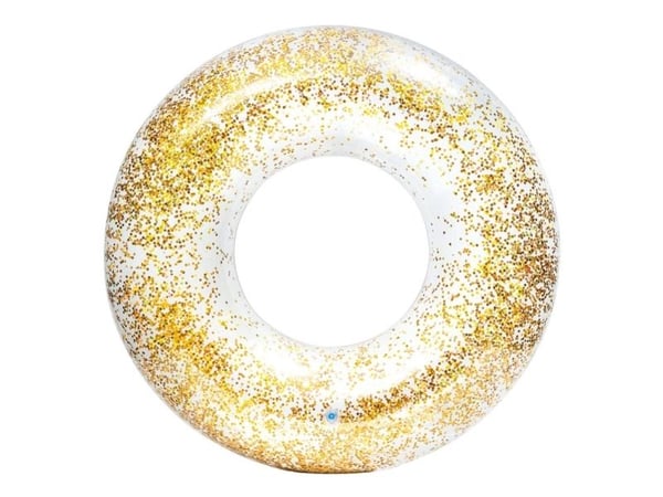 BADELEKE INTEX TRANSPARENT GLITTER BADERING 1,19M