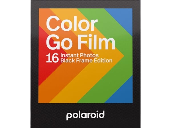 Polaroid - Black Frame Edition - Double Pack - färgfilm för snabbframkallning - Polaroid Go - ASA 640 - 16 exponeringar - 2 kassetter