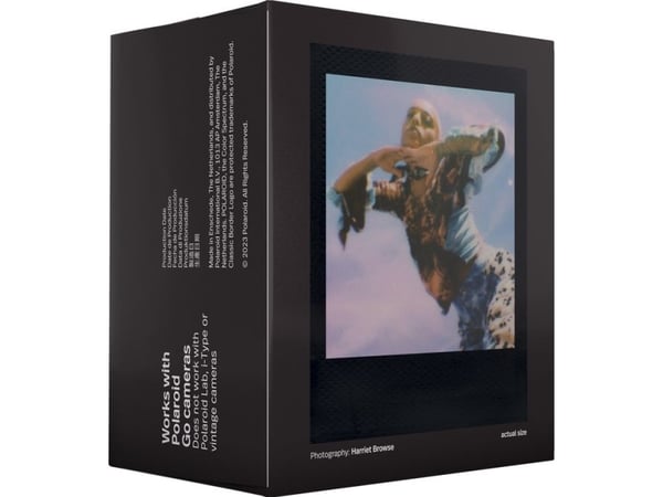 Polaroid - Black Frame Edition - Double Pack - färgfilm för snabbframkallning - Polaroid Go - ASA 640 - 16 exponeringar - 2 kassetter