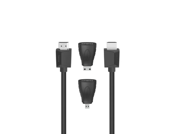 Hama 00200705. Kaapelin pituus: 1,5 m, Liitin 1: HDMI-tyyppi A (vakio), Liitin 1 sukupuoli: uros, Liitin 2: HDMI-tyyppi A (vakio), Liitin 2 sukupuo...