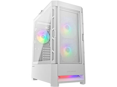COUGAR CGR-5ZD1W-AIR-RGB, Midi Tower, PC, Vit, ATX, CEB, EATX, micro ATX, Mini-ITX, Nylon, Multi