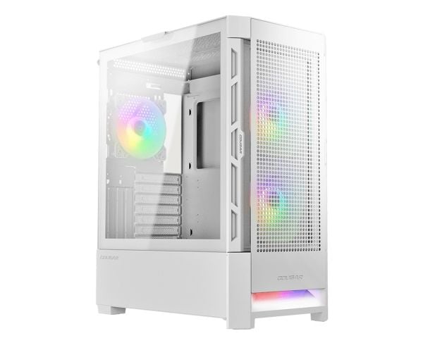 COUGAR CGR-5ZD1W-AIR-RGB, Midi Tower, PC, Vit, ATX, CEB, EATX, micro ATX, Mini-ITX, Nylon, Multi