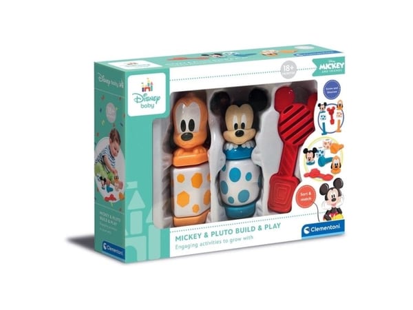 Clementoni Disney Baby - Baby Mickey Build and Play