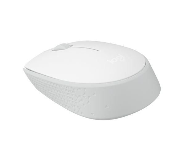 Logitech M171 - Mus - höger- och vänsterhänt - trådlös - 2,4 GHz - trådlös mottagare (USB) - Off-White