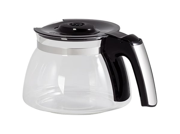 Melitta 6758146, Kanna, Enjoy Top: Typ 1017-04, 1021-01, Aromafresh, Svart, Rostfritt stål, Transparent, Glas, 1 styck