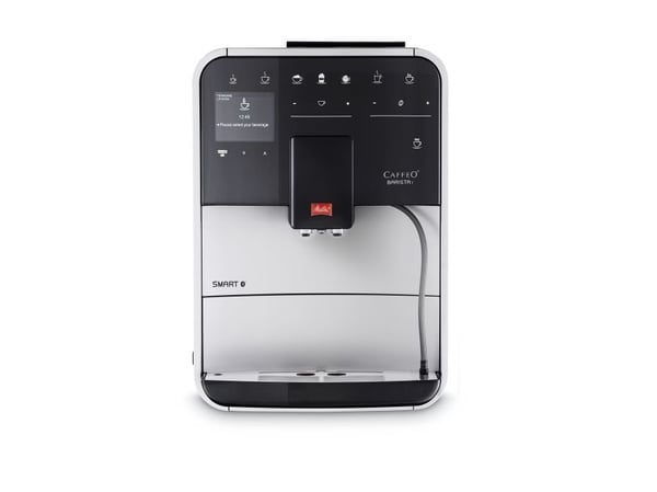 Melitta CAFFEO Barista T Smart F831-101 - Automatisk kaffemaskin med melkeskummer - 15 bar - sølv