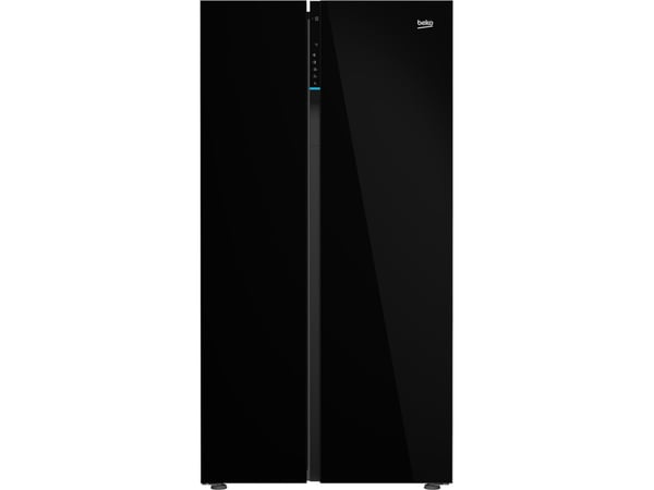Beko GN163140ZGBN, Vapaasti seisova, Amerikkalainen ovi, Musta, Kosketus, LED, Ovessa