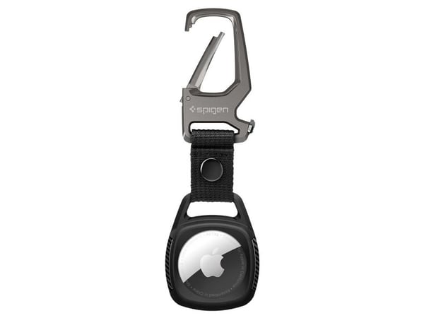 Spigen AMP01565, Ask, Svart, Key finder case, Tyg, Zink, AirTag
