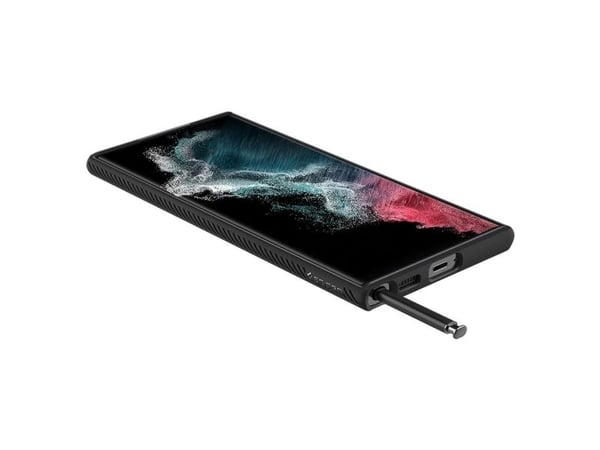 Spigen Liquid Air, Etui, Samsung, Galaxy S22 Ultra 5G, 17,3 cm (6.8"), Sort