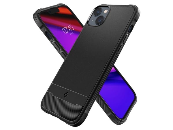 Spigen ACS05036, Suojus, Apple, iPhone 14, 15,5 cm (6.1"), Musta