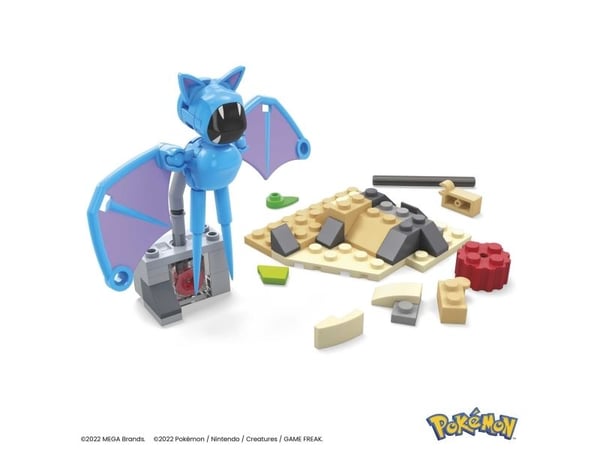 MEGA Pokémon Zubat''s Midnight Flight, Byggsats, 6 År, Plast, 61 styck, 141,5 g