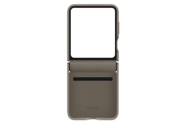 Samsung EF-VF731 - Skyddsfodral baksidesskydd för mobiltelefon - eco-läder - etoupe - för Galaxy Z Flip5