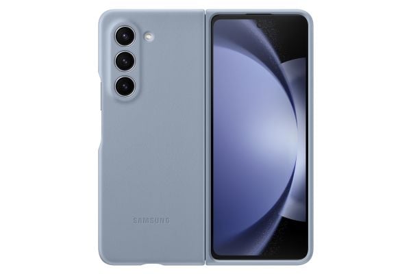 Samsung EF-VF946 - Skyddsfodral vikbart fodral för mobiltelefon - eco-läder - isblå - för Galaxy Z Fold5