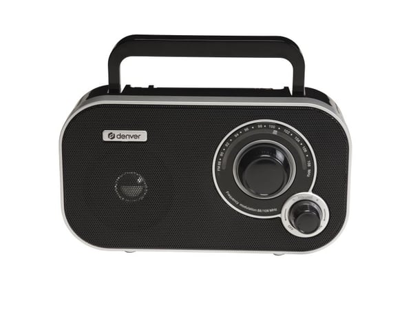 Denver TR-51B, Personal, Analog, FM, Analog, Svart, Extern