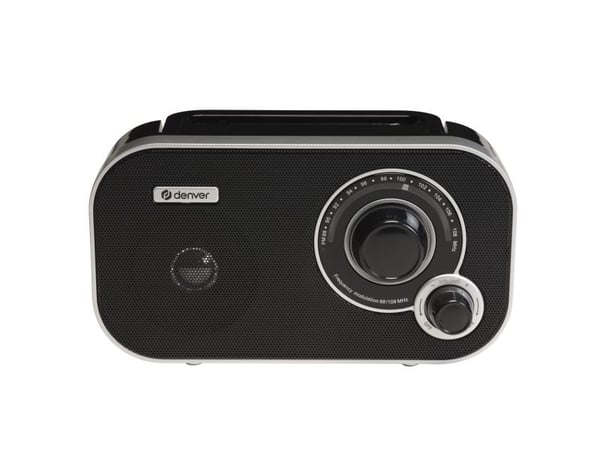 Denver TR-51B, Personal, Analog, FM, Analog, Svart, Extern