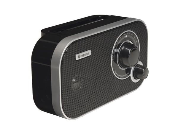 Denver TR-51B, Personal, Analog, FM, Analog, Svart, Extern