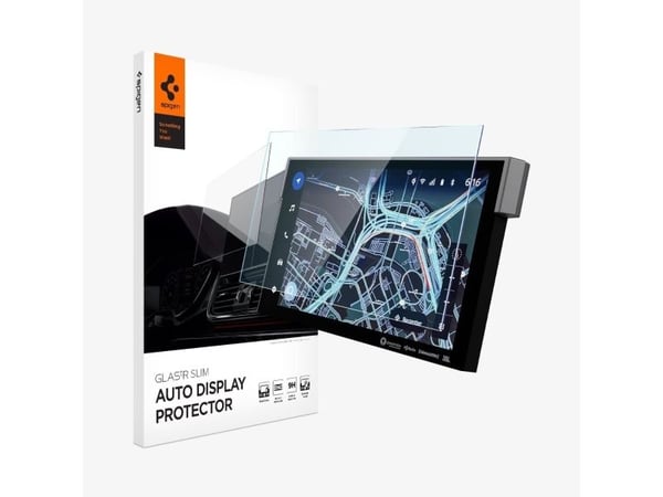 Beskyttelsesfilm Spigen Spigen Glass FC Tesla Model X 2022/ Model S 2021 "EZ FIT" herdet glass AGL04688