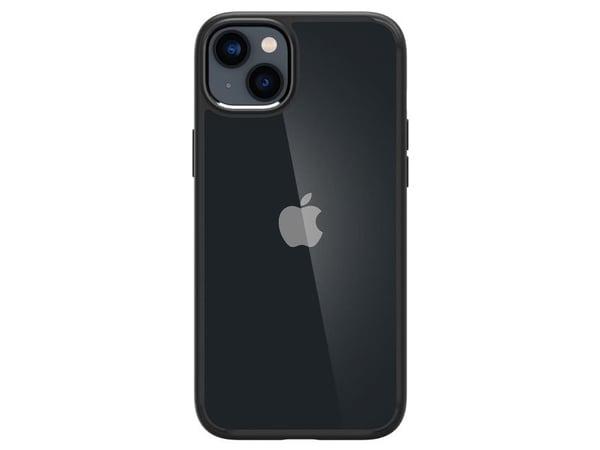 Spigen Ultra Hybrid - Baksidesskydd för mobiltelefon - polykarbonat, termoplastisk polyuretan (TPU) - mattsvart - för Apple iPhone 14 Plus
