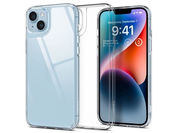 Spigen ACS04906, Suojus, Apple, iPhone 14 Plus, 17 cm (6.7"), Läpinäkyvä