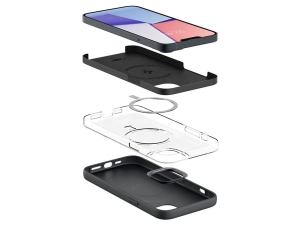 Spigen ACS04920, Mobilskal, Apple, iPhone 14 Plus, 17 cm (6.7"), Svart
