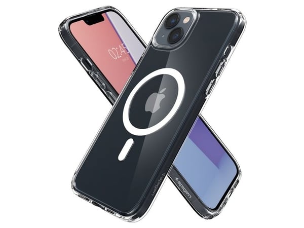 Spigen Ultra Hybrid Mag-skal med MagSafe för iPhone 14 - Transparent/Vit