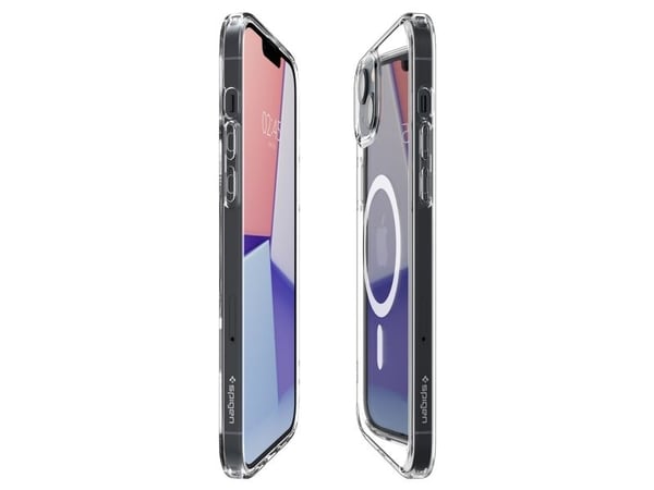 Spigen Ultra Hybrid Mag-skal med MagSafe för iPhone 14 - Transparent/Vit