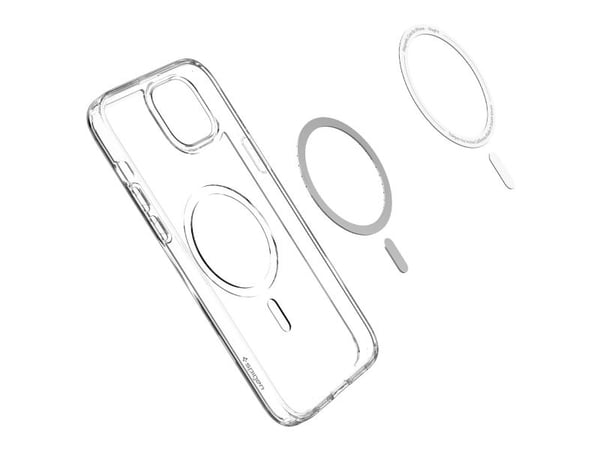 Spigen Ultra Hybrid Mag-skal med MagSafe för iPhone 14 - Transparent/Vit