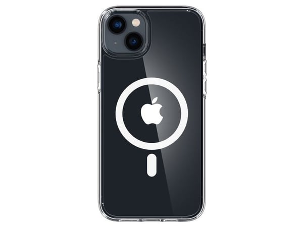 Spigen Ultra Hybrid Mag-skal med MagSafe för iPhone 14 - Transparent/Vit