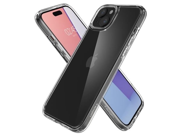 Spigen ACS06793, suojakuori, Apple, iPhone 15, 15,5 cm (6.1"), läpinäkyvä
