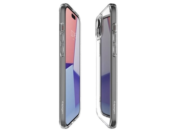 Spigen ACS06793, suojakuori, Apple, iPhone 15, 15,5 cm (6.1"), läpinäkyvä
