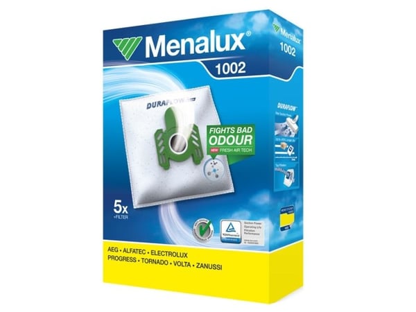 Menalux 1002, Støv pose, Alle merker, AEG Ingenio AE 3450 AEG Ingenio AE 3450, 3455, 3460, 3465, 3482 AEG Ingenio AE 3450Park AEG..., 5 stykker