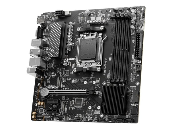 MSI PRO B650M-P, AMD, AM5-sockel, AMD Ryzen 7000 Series, AM5-sockel, DDR5-SDRAM, 192 GB