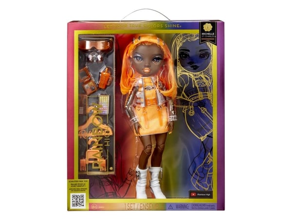 Rainbow High Orange Fashion Doll -Michelle St. Charles, Motedukke, Jente, 4 år, Gutt/Jente, Flerfarget Rainbow High Orange Fashion Doll -Michelle St. Charles, Motedukke, Jente, 4 år, Gutt/Jente, Flerfarget