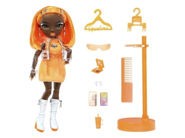 Rainbow High Orange Fashion Doll -Michelle St. Charles, Modedocka, Flicka, 4 År, Pojke/flicka, Multifärg