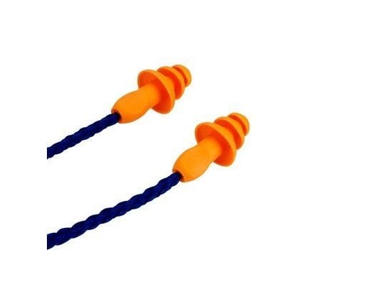 3M 1271C1, Uudelleen käytettävä korvatulppa, Oranssi, Langallinen, 25 dB, 98 dB, Muovipussi
