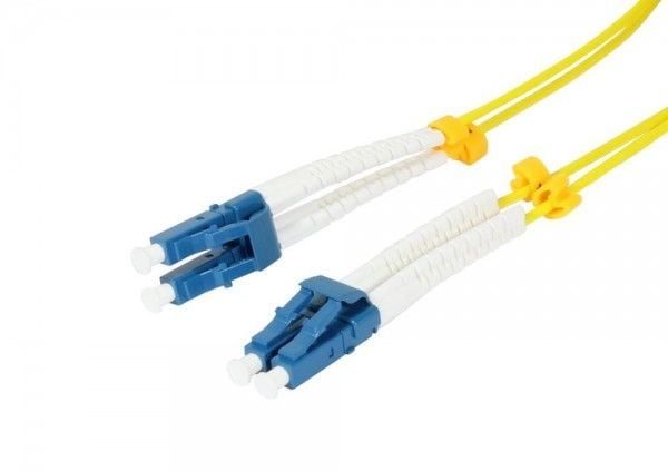 LWL2FiberPatchk 10mtrLCLC 9125um OS2 AD2mm fleksibel anti-knekkhylse Synergy 21