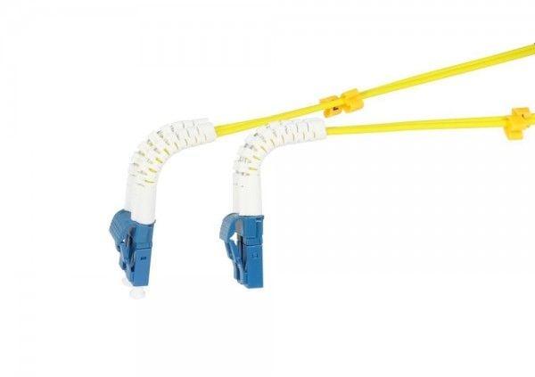 LWL2FiberPatchk 10mtrLCLC 9125um OS2 AD2mm fleksibel anti-knekkhylse Synergy 21