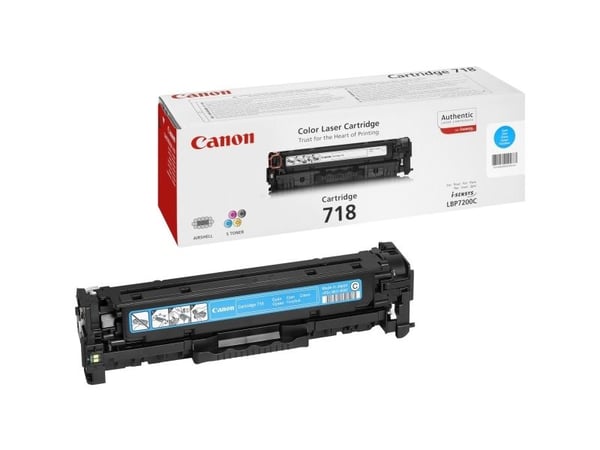Canon CRG-718 C, 2900 sidor, Cyan, 1 styck