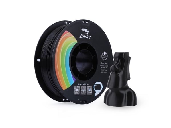 Creality3D - 1-rull - svart - 1 kg - PLA+ filament (3D)