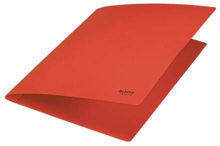 Leitz Schnellhefter Recycle, DIN A4, papp, rød (100% resirkulert papp, 100% resirkulerbar), Blauer Engel, - 10 stk (39040025)