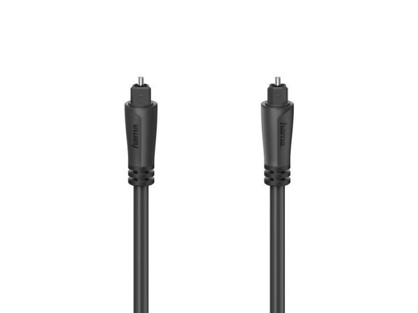 Hama 00205136, Toslink, Hankjønn, Toslink, Hankjønn, 5 m, Svart