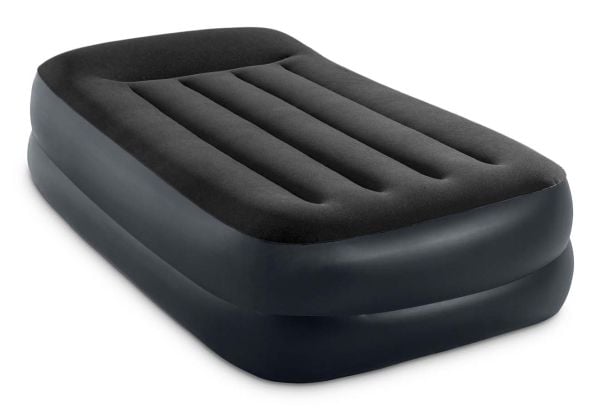 Intex DuraBeam+ Pillow Rest Raised, Enkelmadrass, Rektangel, Inomhus & utomhus, Inbyggd luftpump