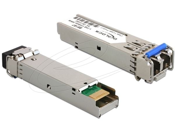 Delock - SFP (mini-GBIC) transceivermodul - 1GbE - 1000Base-LX - LC-enkeltmodus - opp til 20 km - 1310 nm - for P/N: 66463, 86180, 86203, 86220, 89...