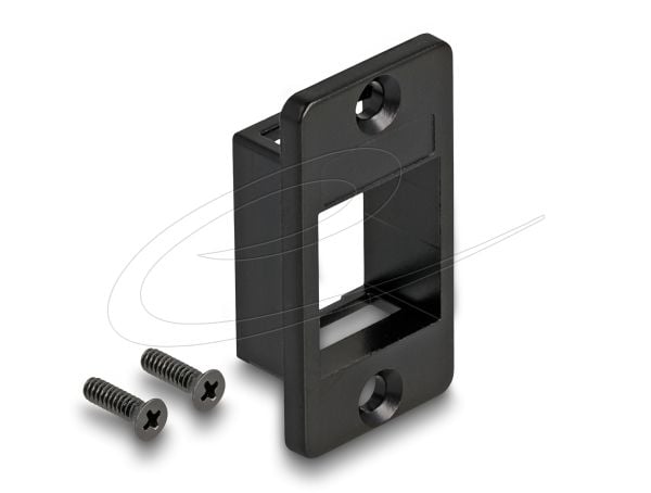 Delock keystone-holder for konisk hus, svart