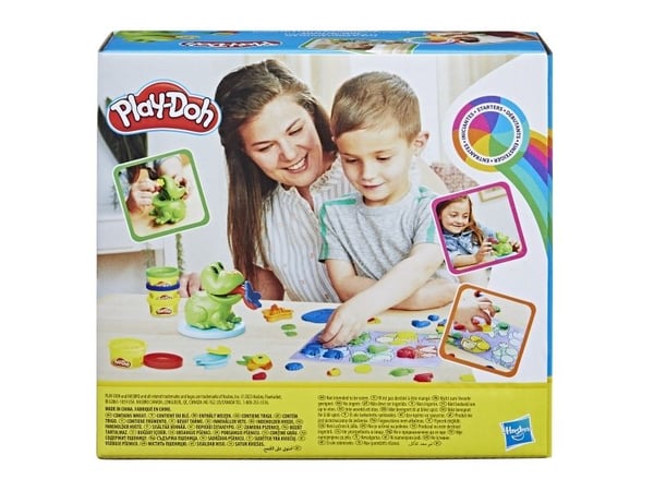 Play-Doh Frog ''n Colors Starter Set, Pysselset för barn, 3 År, Giftfri, Keramik, Multifärg