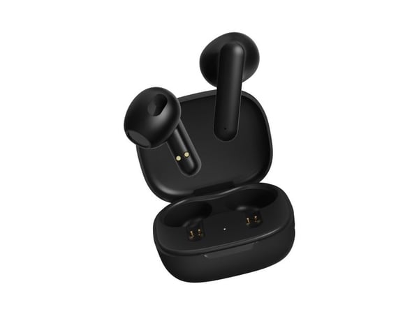 Streetz T160 TWS earphones, black, Trådlös, 20 - 20000 hz, Samtal/musik, 37 g, Headset, Svart