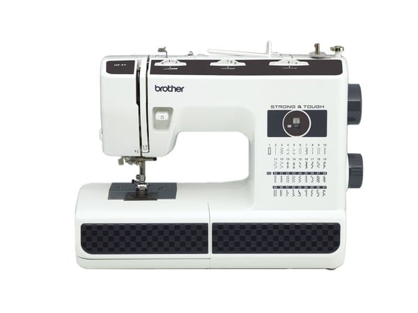 Brother HF37, Svart, Vit, Halvautomatisk symaskin, Sy, 0 - 4 mm, 800 stygn per minut, 7 mm