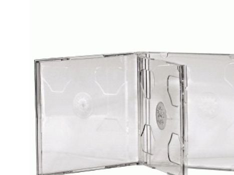 Hama CD Double Jewel Case, Pack 5, 2 levyt, Läpinäkyvä, 142 mm, 125 mm, 51 mm, 278 g