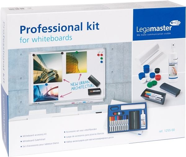 Legamaster PROFESSIONAL whiteboard startpaket 77-delar, Tillbehörssats, 1,3 kg, 270 mm, 360 mm, 90 mm, 1,79 kg